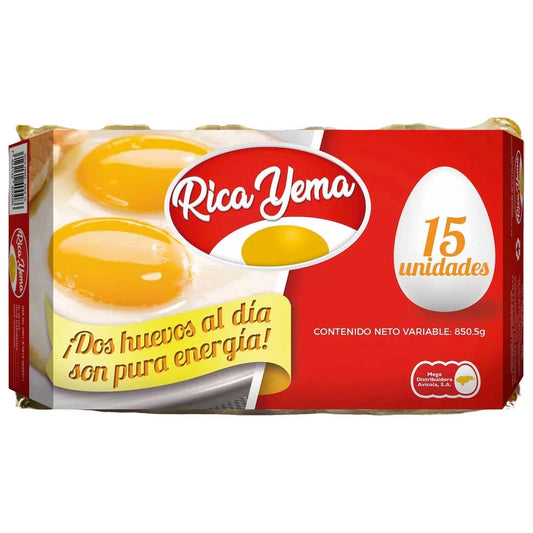 RICA YEMA Huevos 15u